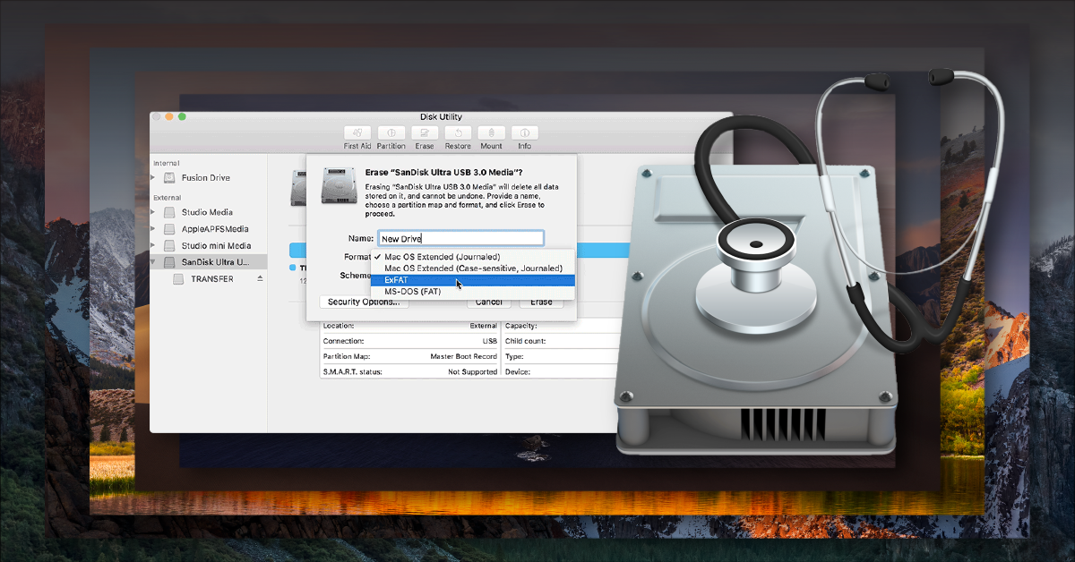 best way to format a usb drive for mac