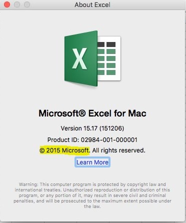 microsoft excel for mac how to
